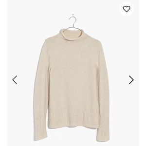 NWT Madewell Turtleneck Sweater in Coziest Yarn